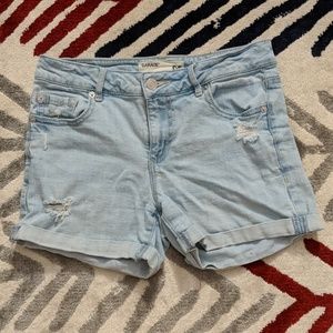 GARAGE DISTRESSED SHORTS